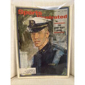 Sports Illustrated Dec 2, 1963 Roger Staubach 1st Cover Navy NEWSSTAND Magazine